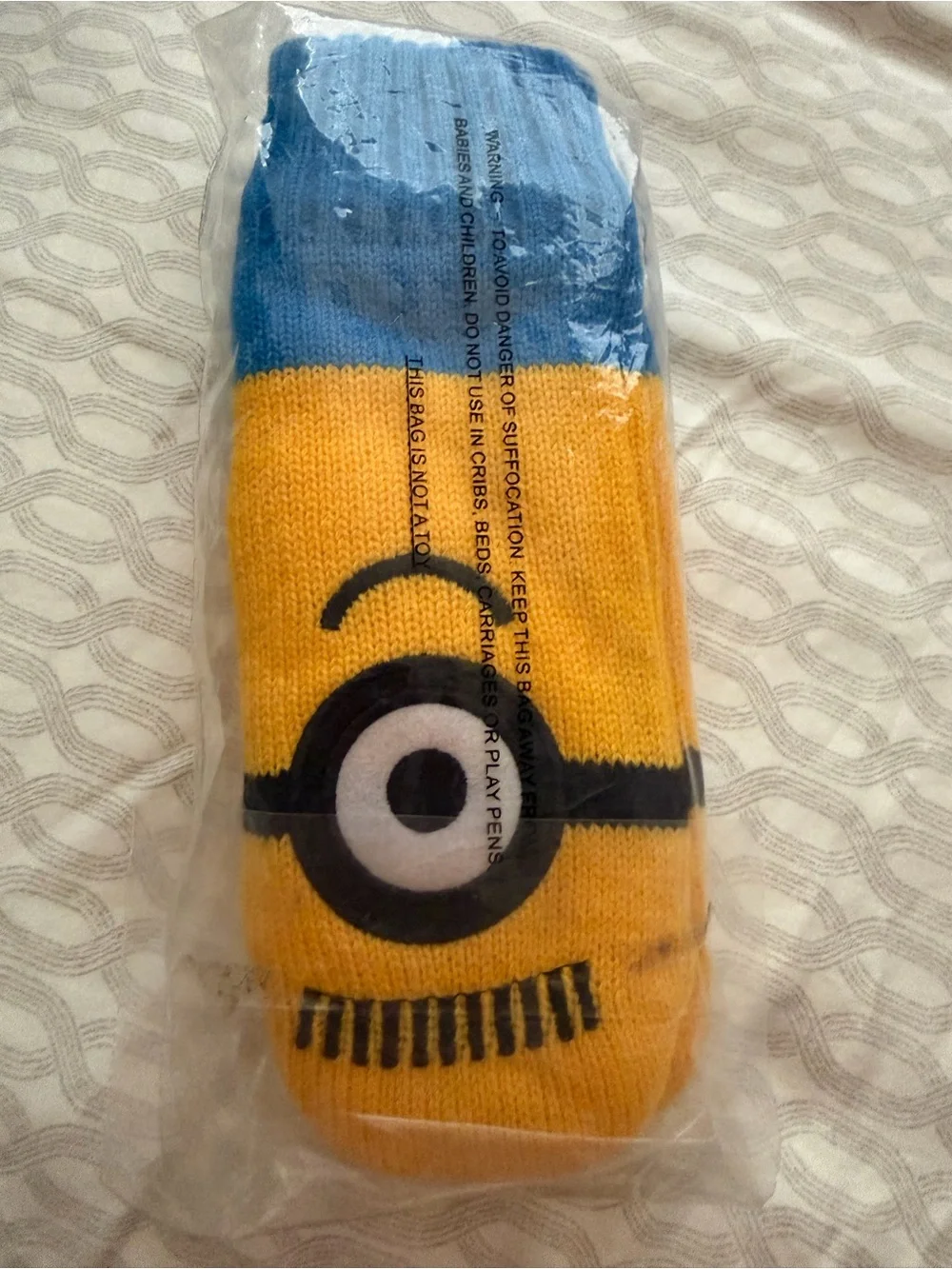 Minions Kids Mittens - Yellow and Blue Character Mittens